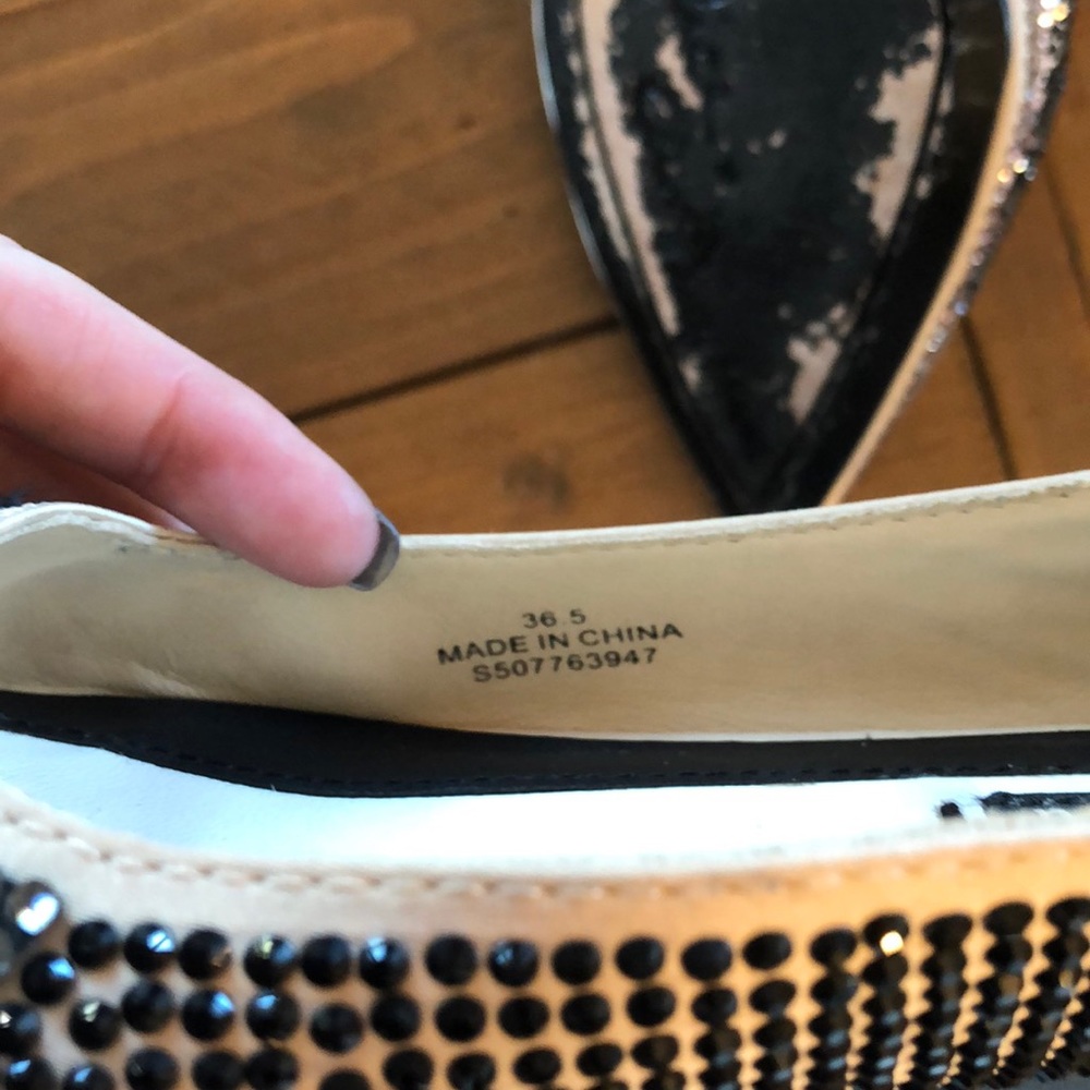 Crystal flats by Alice & Olivia. - Picture 7 of 8